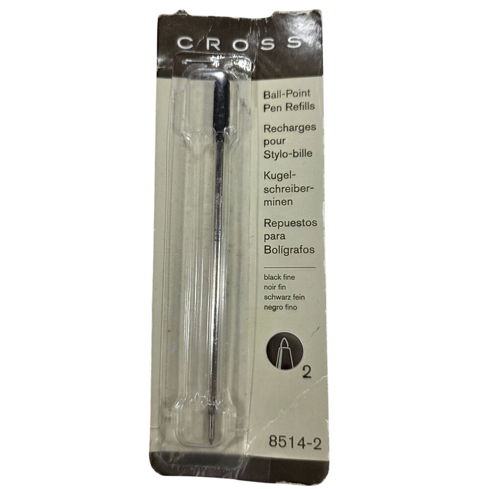 Cross Black Fine Ball-Point Pen Refill Pack Of 1 Model 8514-2 writing